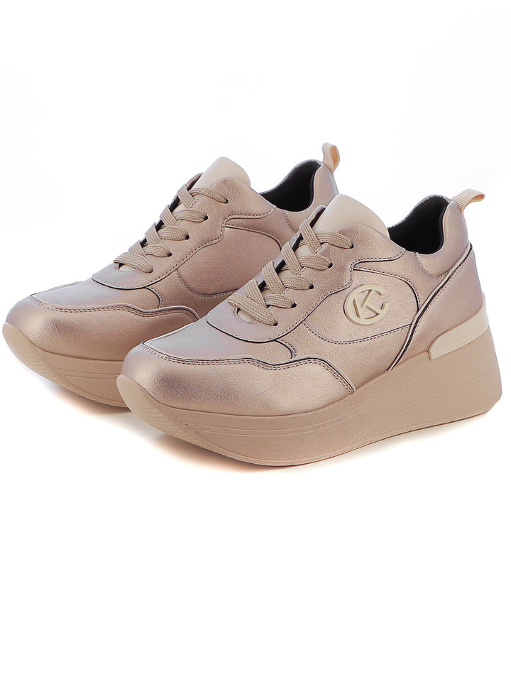 Sneakers stringate donna CARLA KOTE X31-20K argento | Costa Superstore