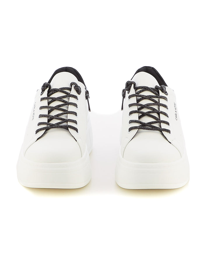 Sneakers stringate donna CARLA KOTE X31-212K bianco nero | Costa Superstore