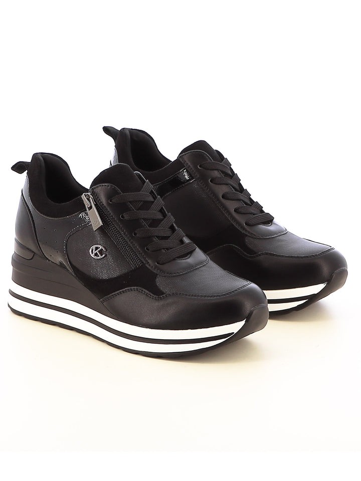 Sneakers stringate donna CARLA KOTE X31-34K nero | Costa Superstore