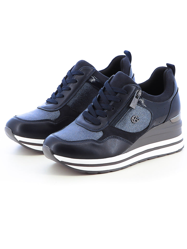 Sneakers stringate donna CARLA KOTE X31-34K blu | Costa Superstore