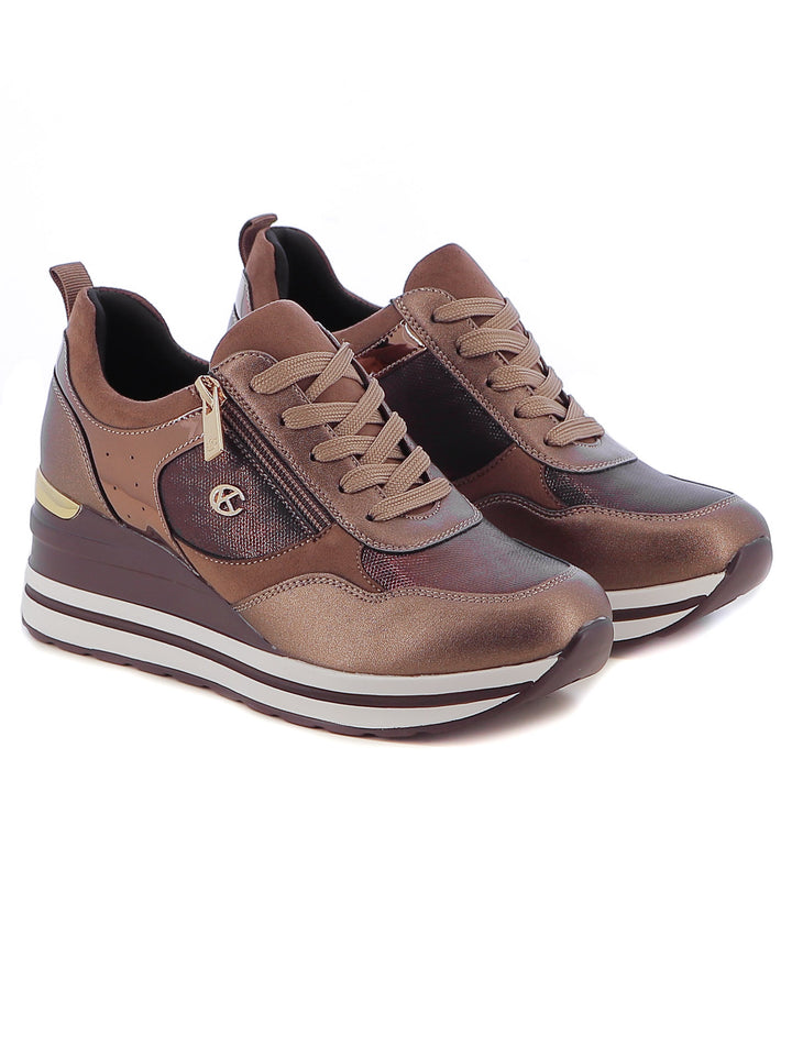 Sneakers stringate donna CARLA KOTE X31-34K marrone | Costa Superstore