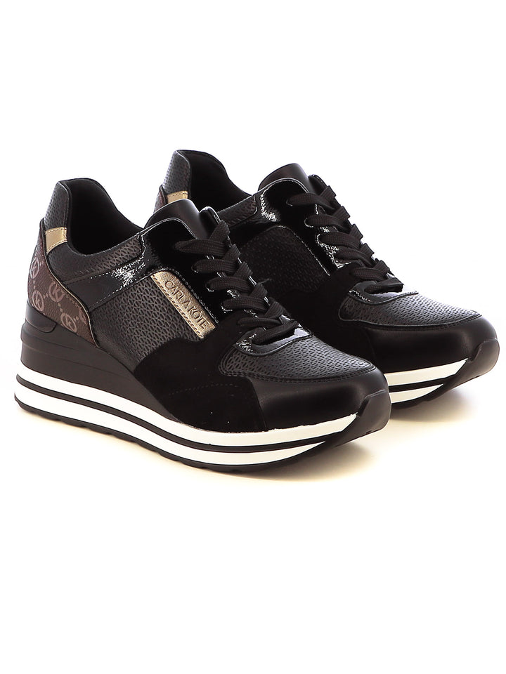 Sneakers stringate donna CARLA KOTE X31-35K nero | Costa Superstore