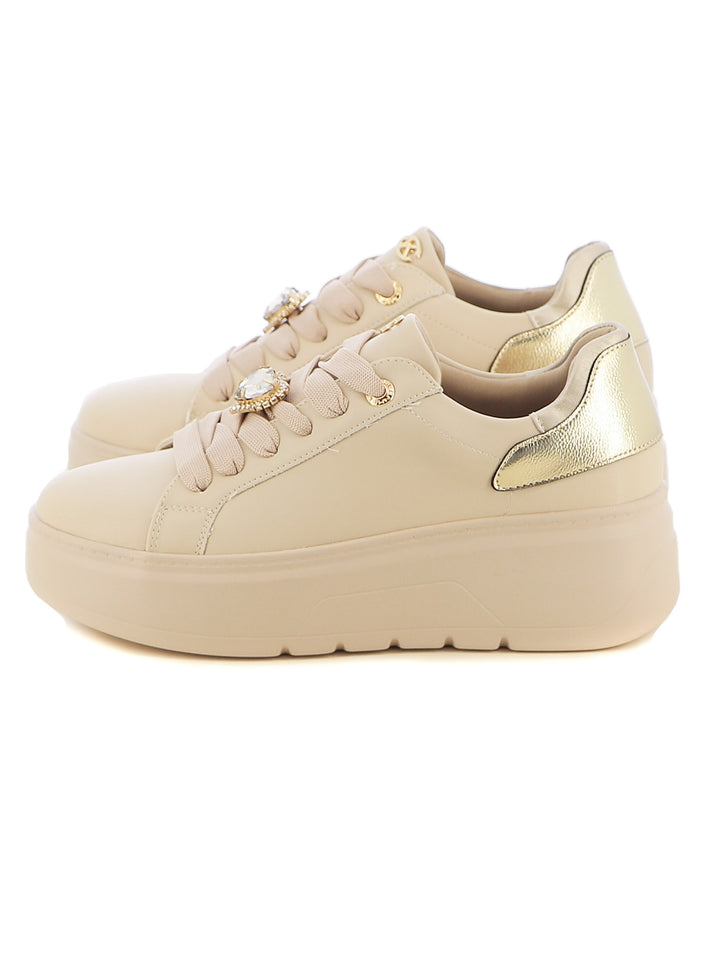 Sneakers stringate donna CARLA KOTE X31-5K bianco rosa | Costa Superstore