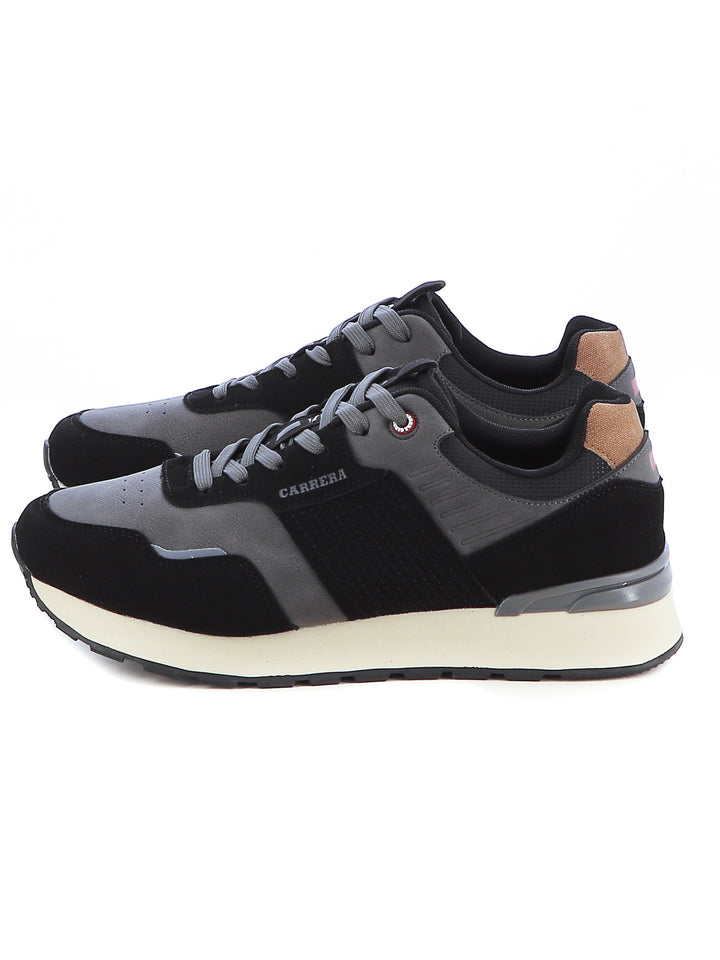 Sneakers stringate uomo CARRERA CAM12105 nero | Costa Superstore