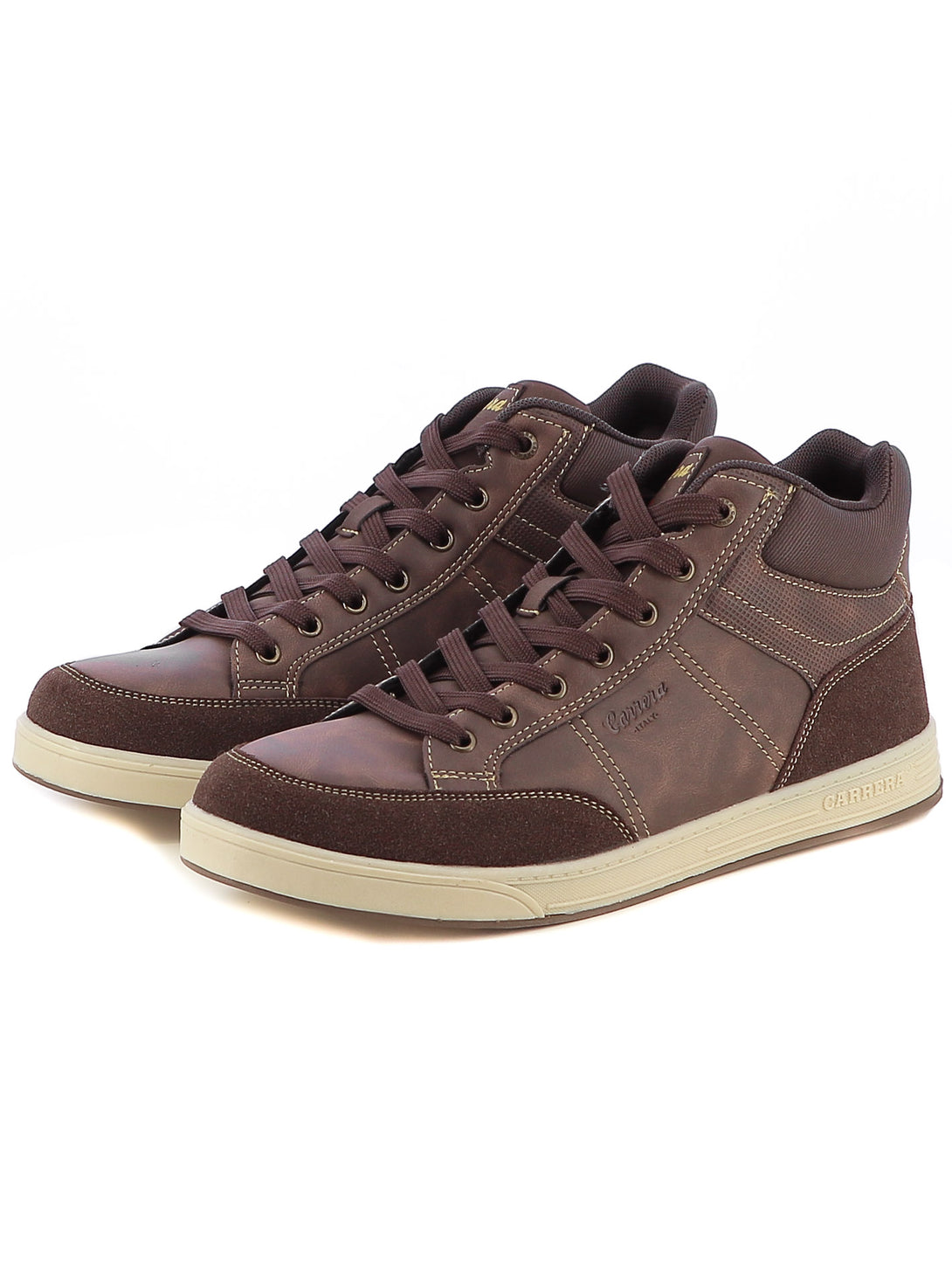 Sneakers a collo alto uomo CARRERA CAM23303 marrone | Costa Superstore