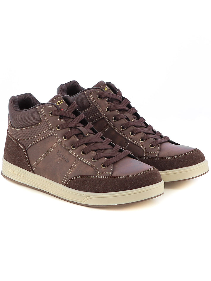 Sneakers a collo alto uomo CARRERA CAM23303 marrone | Costa Superstore