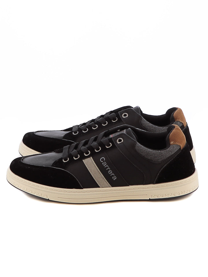 Sneakers stringate uomo CARRERA CAM25922 nero | Costa Superstore