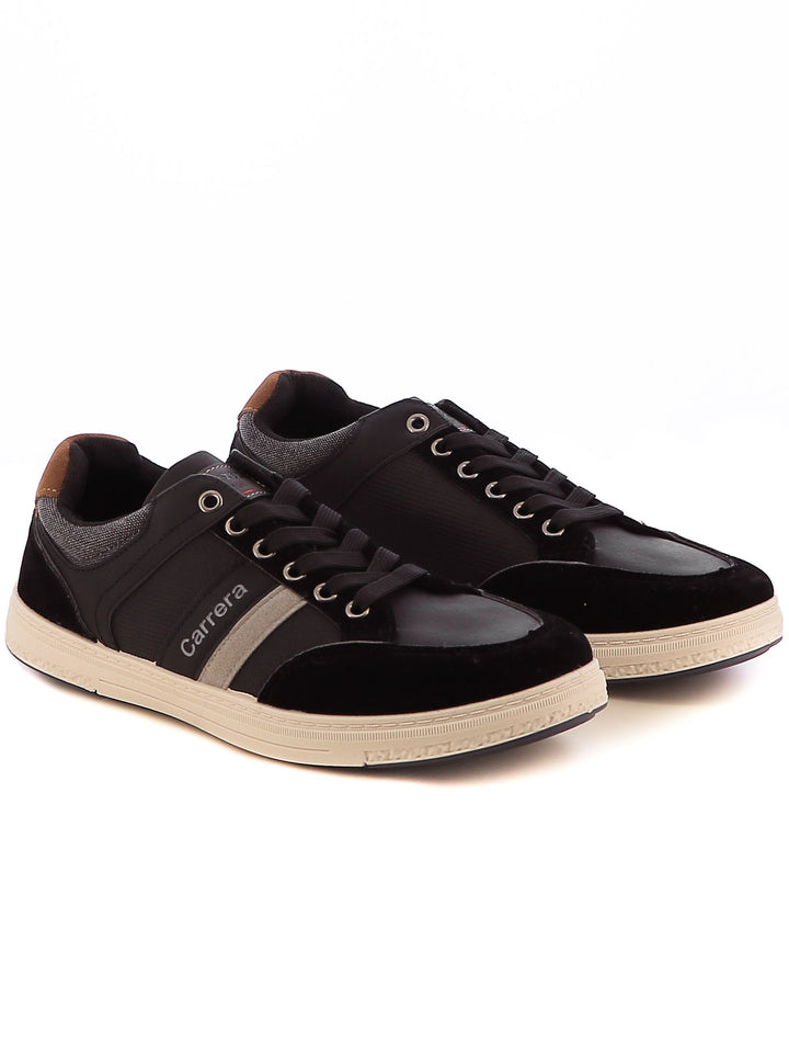 Sneakers stringate uomo CARRERA CAM25922 nero | Costa Superstore