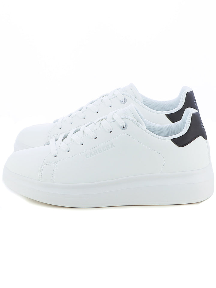 Sneakers stringate uomo CARRERA CAM41100S bianco nero | Costa Superstore