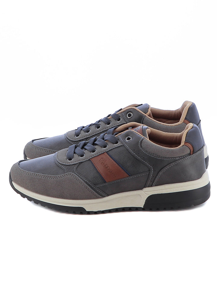 Sneakers stringate uomo CARRERA CAM45900 grigio scuro | Costa Superstore