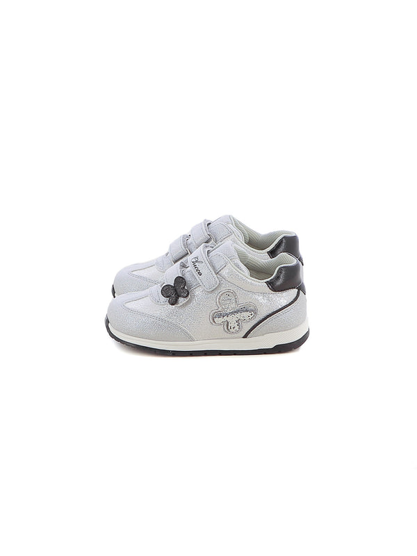 Sneakers con strappi bambina CHICCO GIANDA 0106605600 argento | Costa Superstore