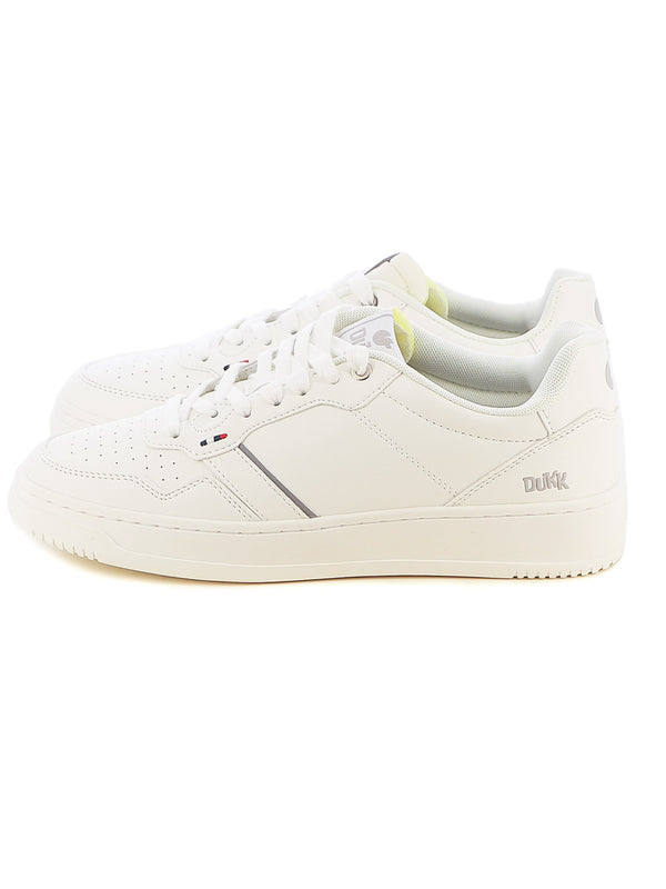 Sneakers stringate uomo DUKK DKM424216 bianco | Costa Superstore