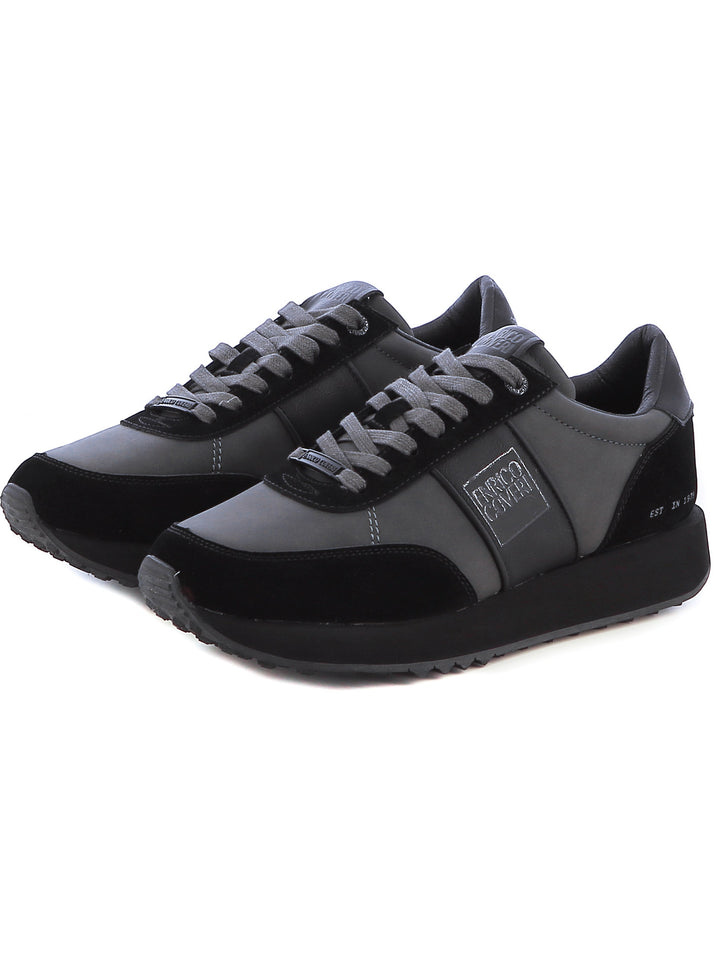 Sneakers stringate uomo ENRICO COVERI ECM423B14 nero | Costa Superstore