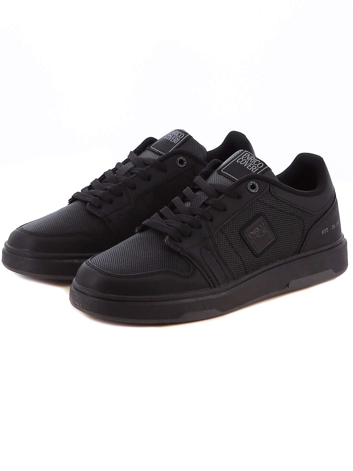 Sneakers stringate uomo ENRICO COVERI ECM424B31 nero | Costa Superstore