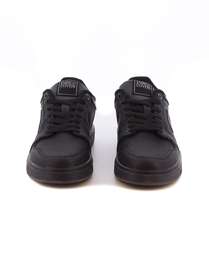 Sneakers stringate uomo ENRICO COVERI ECM424B31 nero | Costa Superstore