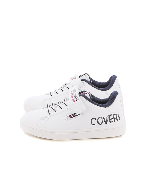 Sneakers con strappi bambino ENRICO COVERI SPORTSWEAR CKS424C10A bianco | Costa Superstore