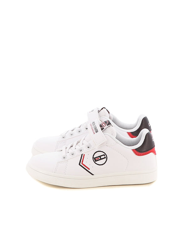 Sneakers con strappi bambino ENRICO COVERI SPORTSWEAR CKS424C12B bianco | Costa Superstore