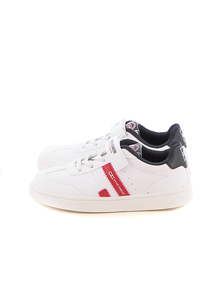 Sneakers con strappi bambino ENRICO COVERI SPORTSWEAR CKS424C15B bianco | Costa Superstore