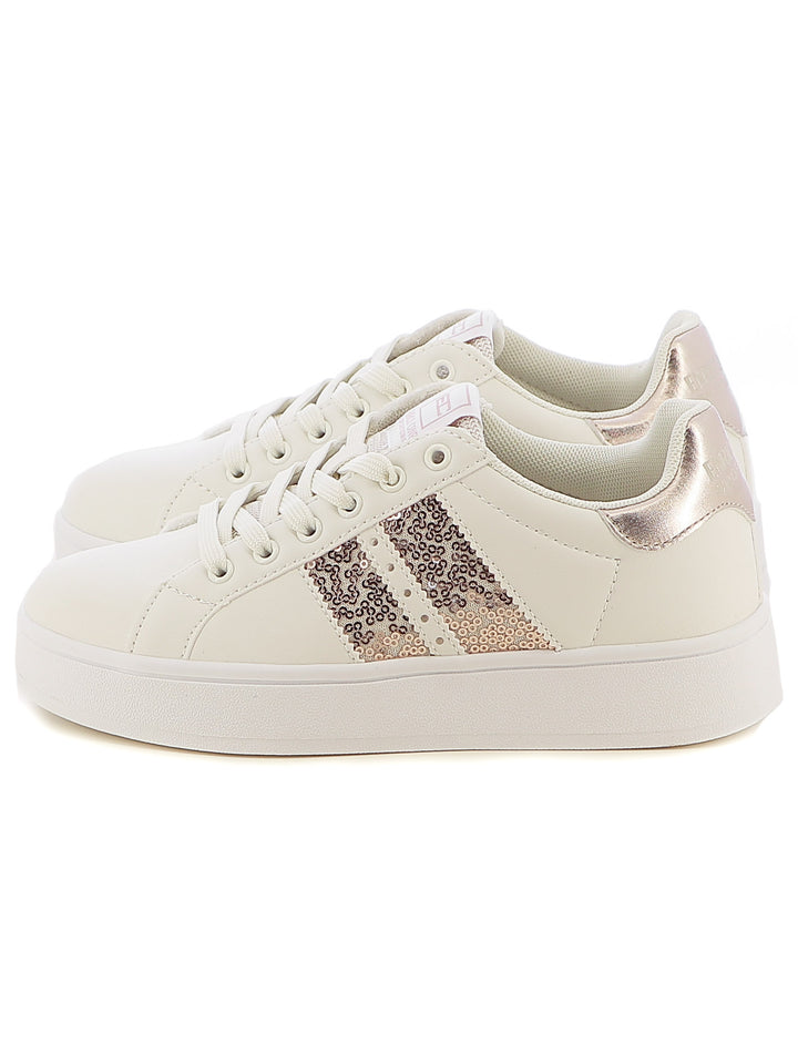 Sneakers stringate donna ENRICO COVERI SPORTSWEAR CSW424C24 beige scuro | Costa Superstore