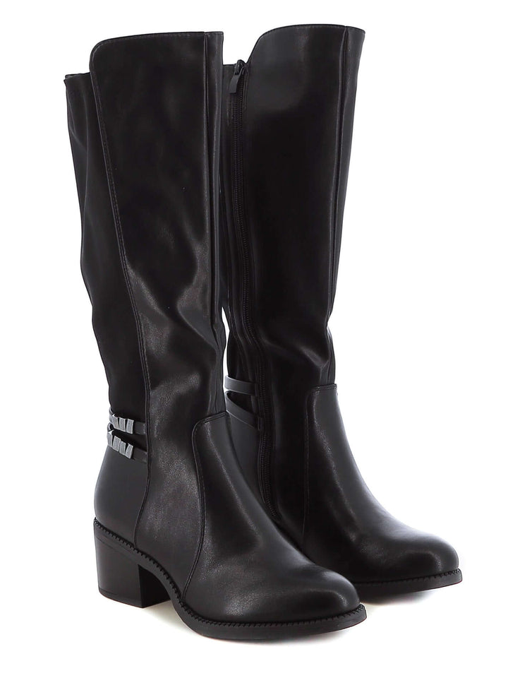 Stivali alti donna EVA RINALDI H9039-10 nero | Costa Superstore