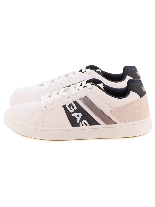 Sneakers stringate uomo GAS GAM424190 bianco blu | Costa Superstore