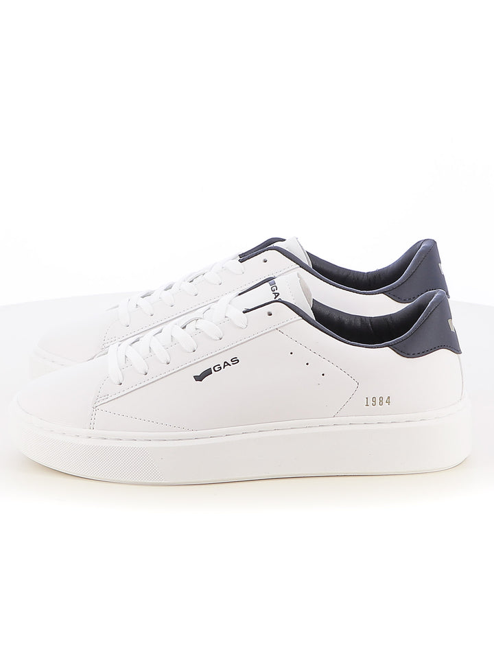 Sneakers stringate uomo GAS GAM424505 bianco blu | Costa Superstore