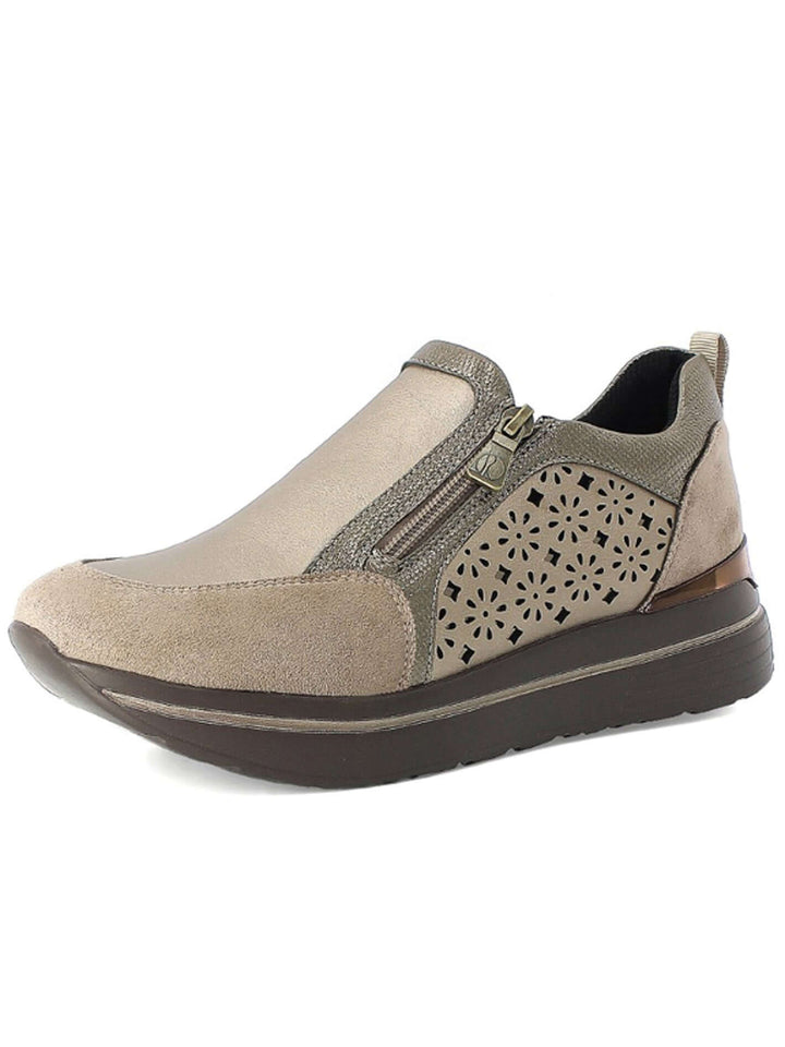 Sneakers senza lacci donna INBLU IN389 beige scuro | Costa Superstore