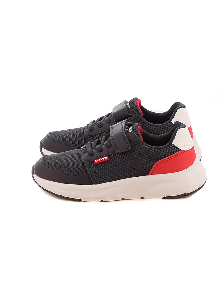 Sneakers stringate bambino LEVIS HARLEM VHUD0003T blu rosso | Costa Superstore