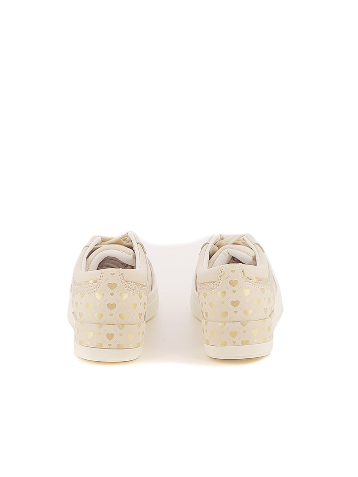 Sneakers stringate bambina LOVE DETAILS 144-940B bianco | Costa Superstore