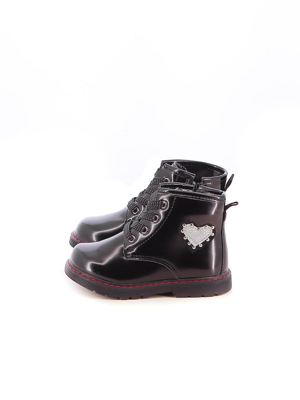 Anfibi bambina LOVE DETAILS 360-807 nero | Costa Superstore