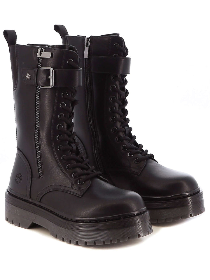 Anfibi donna LUMBERJACK SWC1507-001 S01 nero | Costa Superstore