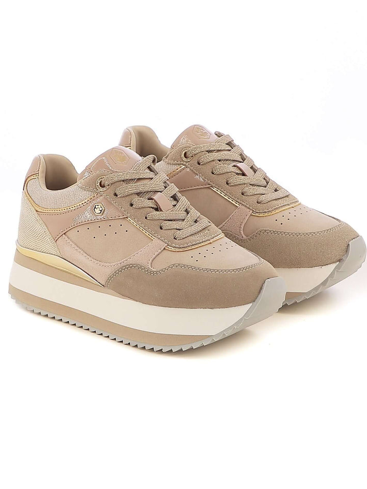 Sneakers stringate donna LUMBERJACK SWI0312-004 M05 beige chiaro | Costa Superstore