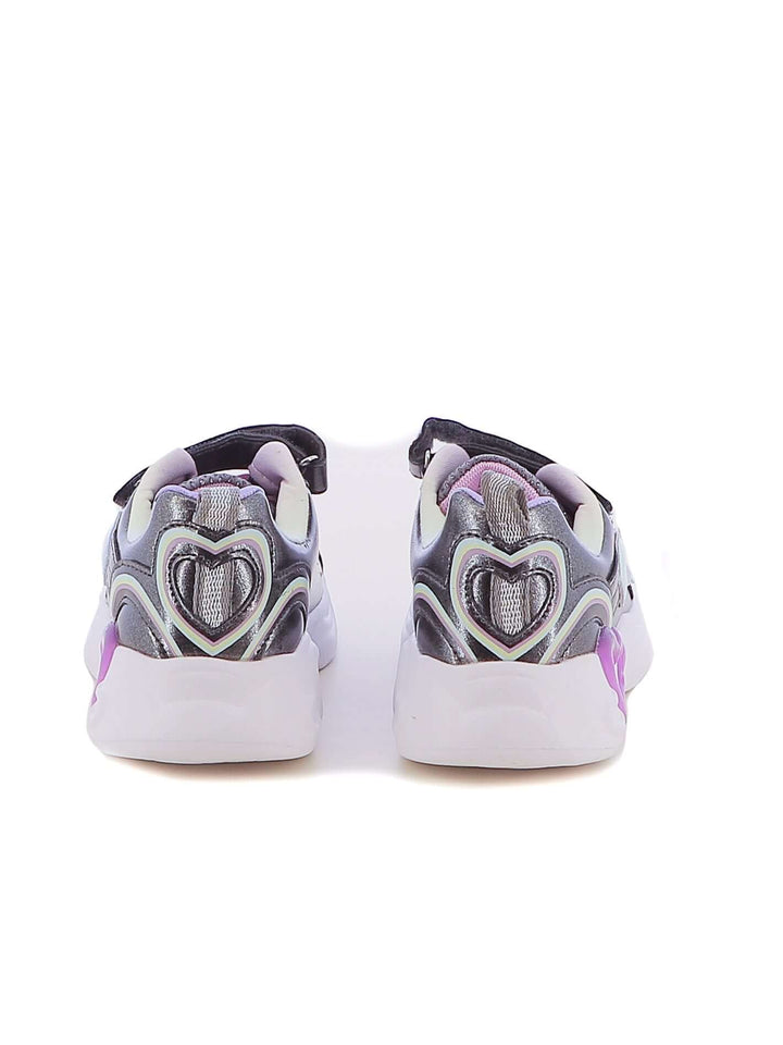 Sneakers con luci bambina MELANIA M2541 argento | Costa Superstore