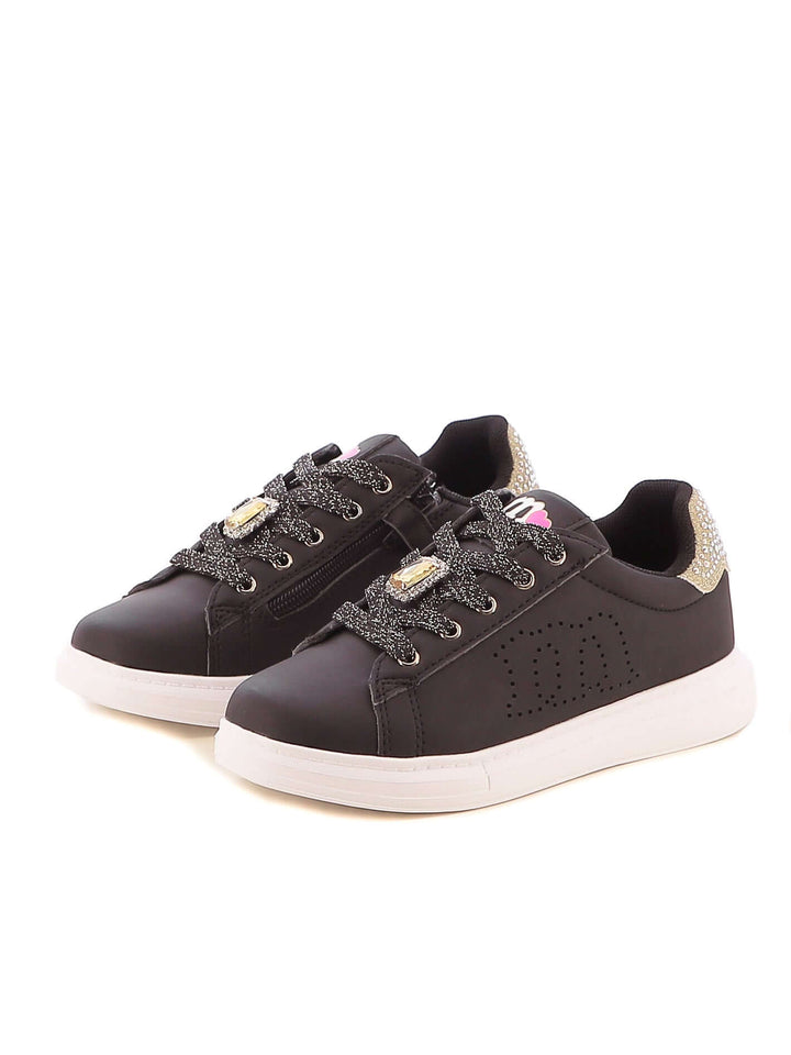 Sneakers stringate bambina MELANIA M2546 nero | Costa Superstore