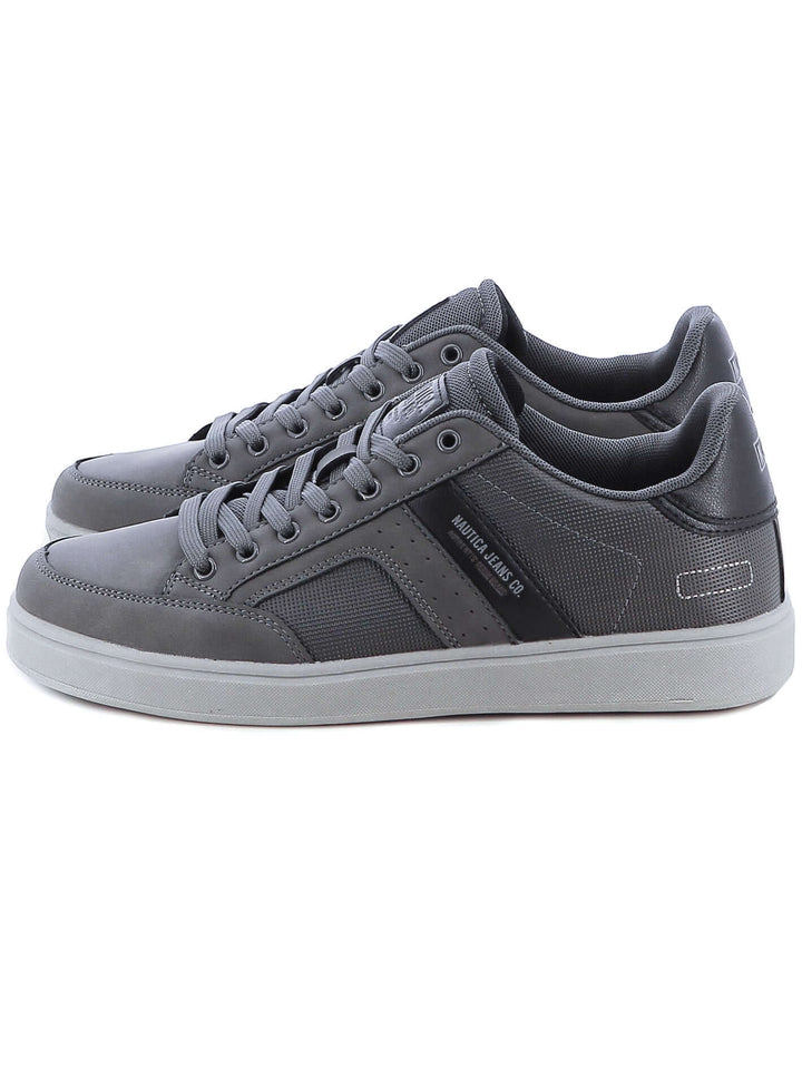 Sneakers stringate uomo NAUTICA JEANS NJM424G35 grigio scuro | Costa Superstore