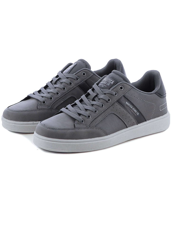 Sneakers stringate uomo NAUTICA JEANS NJM424G35 grigio scuro | Costa Superstore