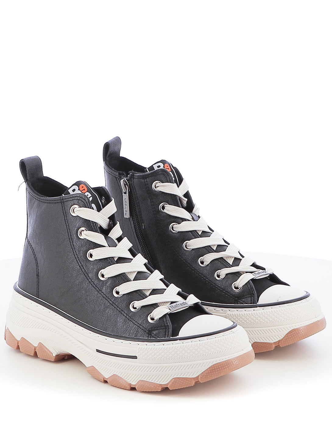 Sneakers a collo alto donna REFRESH 172318 nero | Costa Superstore