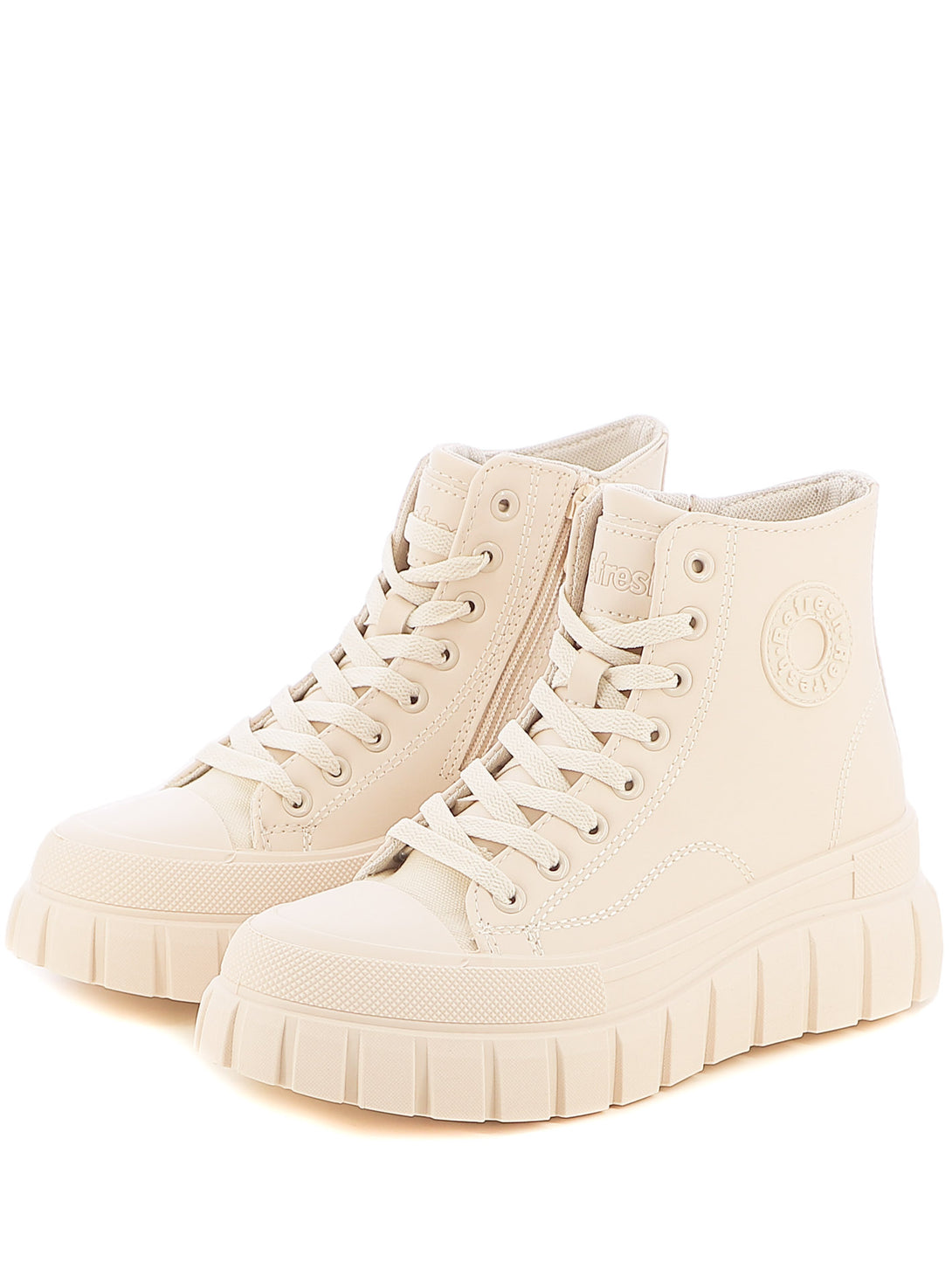 Sneakers a collo alto donna REFRESH 172359 beige scuro | Costa Superstore