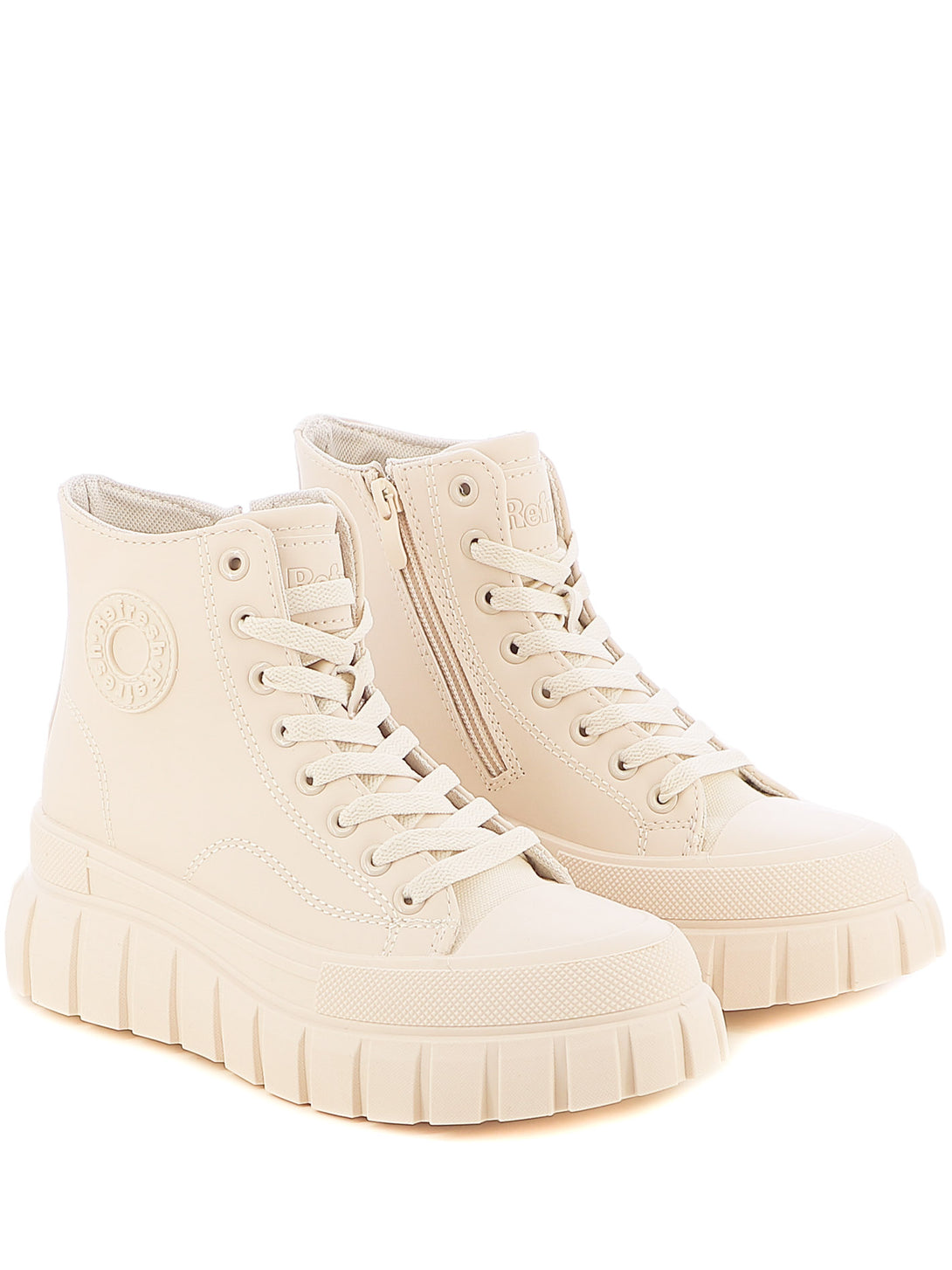 Sneakers a collo alto donna REFRESH 172359 beige scuro | Costa Superstore