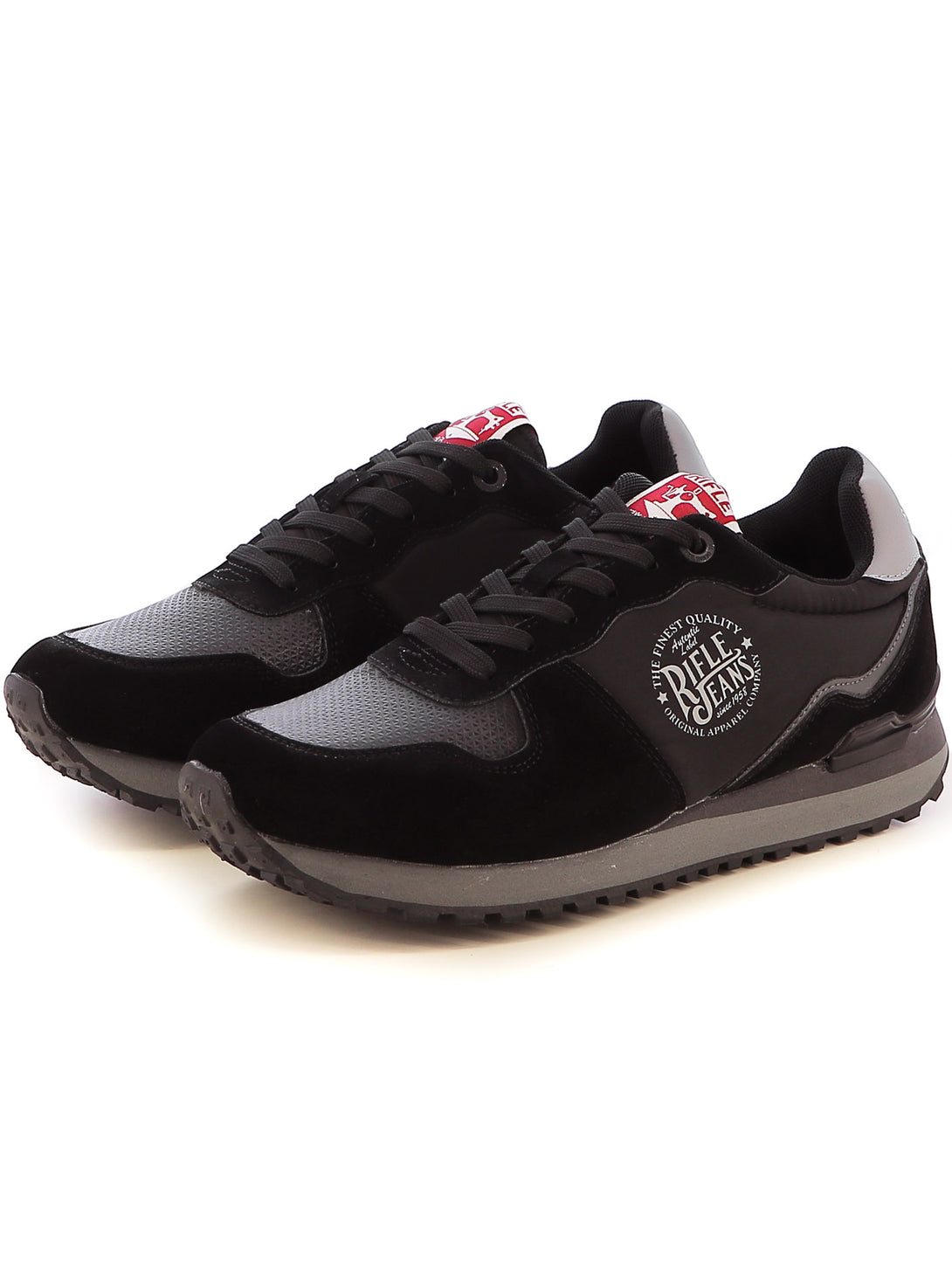 Sneakers stringate uomo RIFLE RFM423H00 nero | Costa Superstore