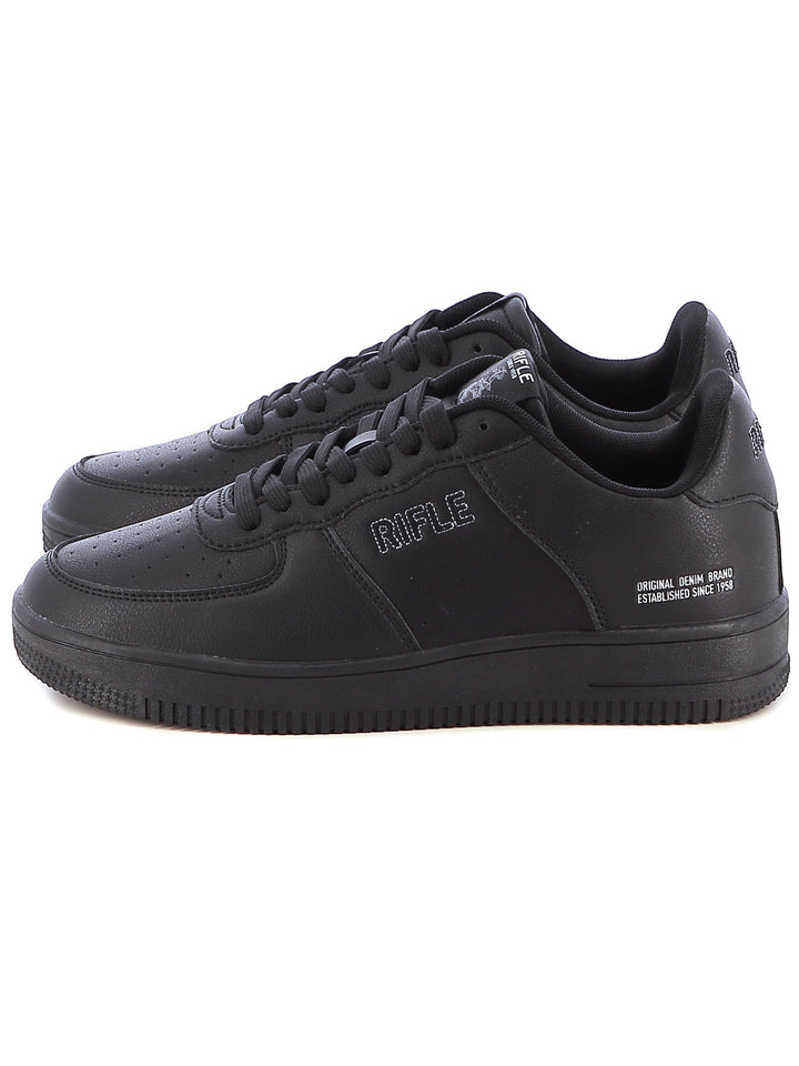 Sneakers stringate uomo RIFLE RFM424H00 nero | Costa Superstore