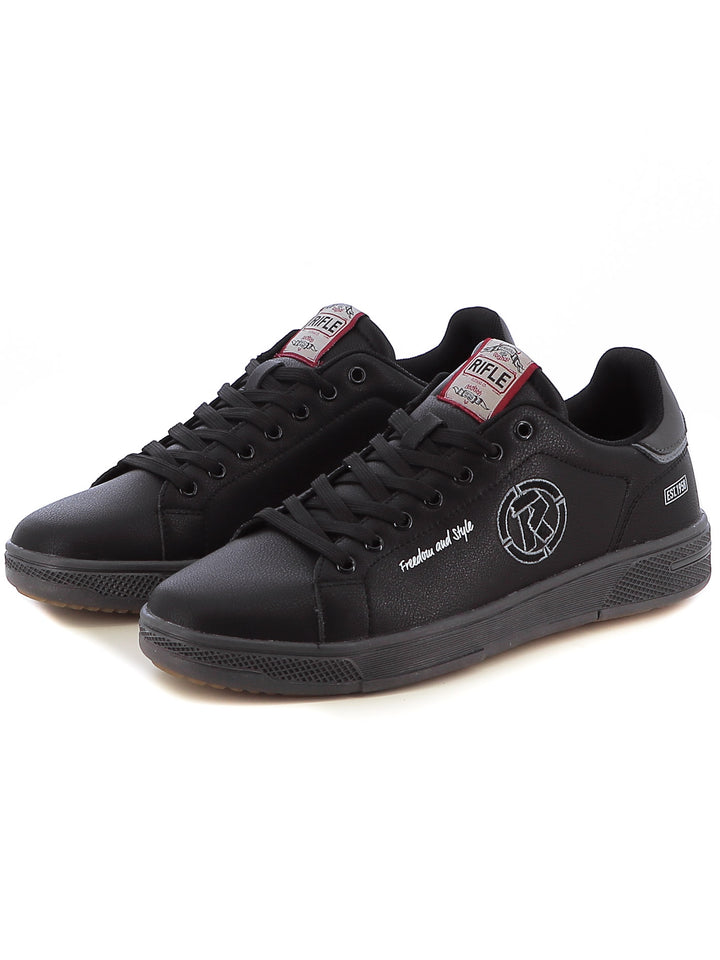 Sneakers stringate uomo RIFLE RFM424H45 nero | Costa Superstore