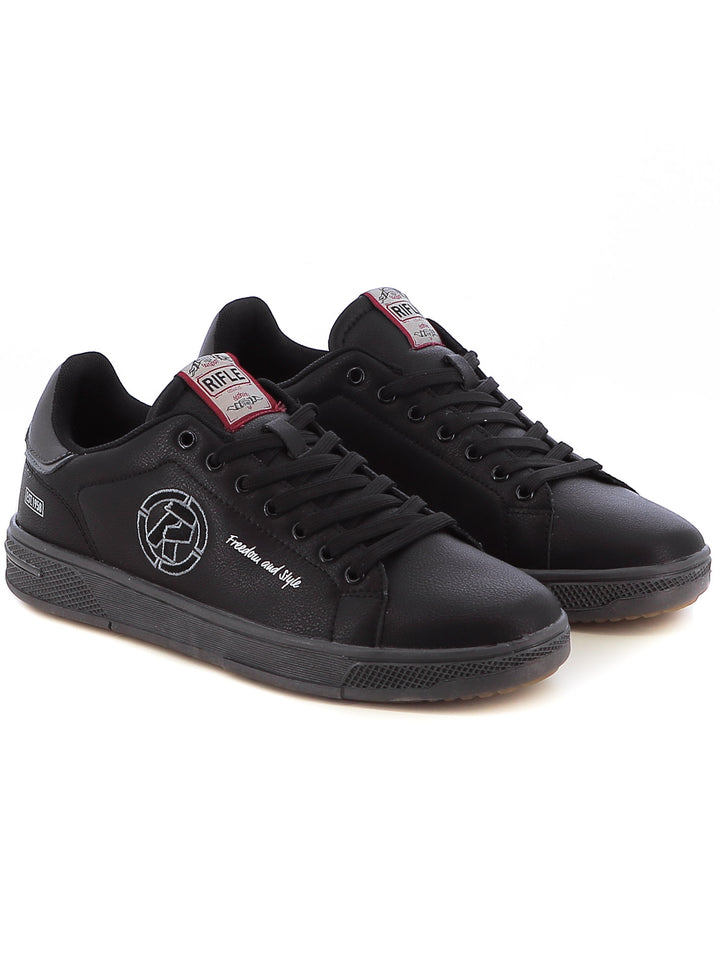 Sneakers stringate uomo RIFLE RFM424H45 nero | Costa Superstore