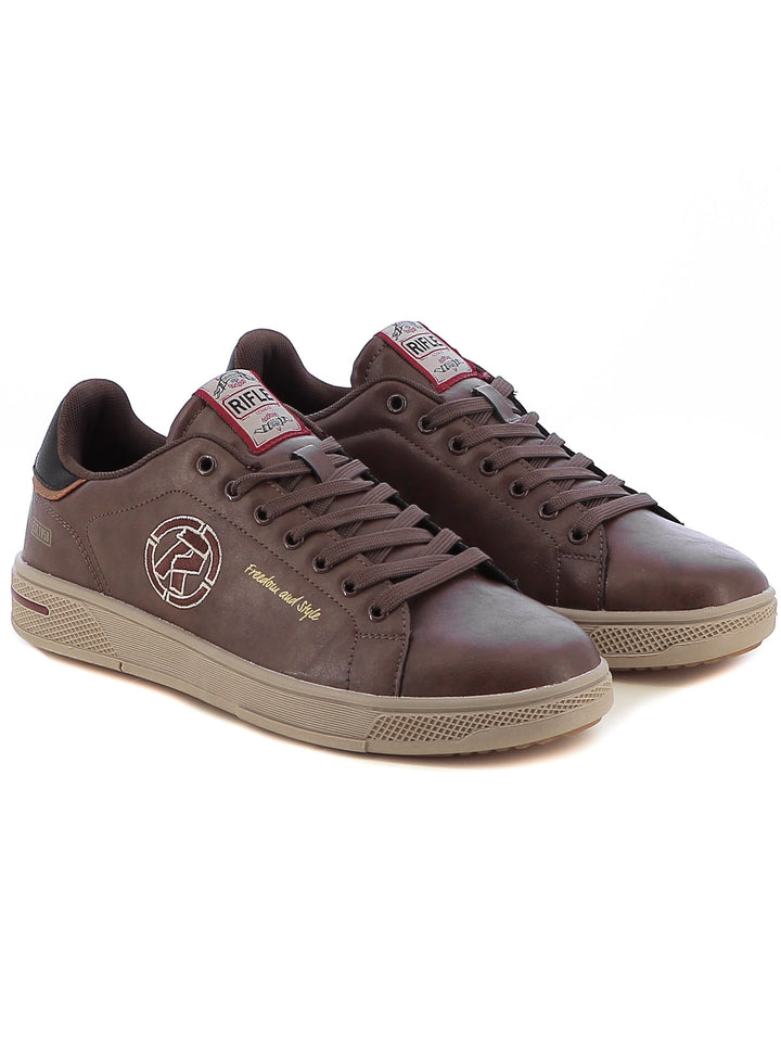 Sneakers stringate uomo RIFLE RFM424H45 marrone | Costa Superstore