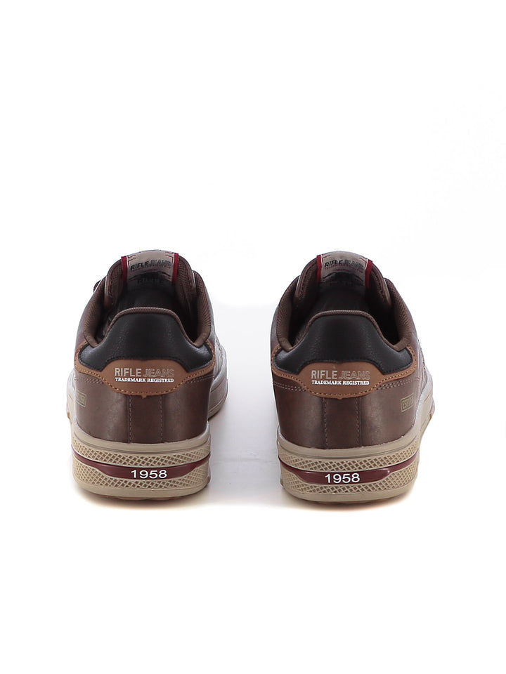 Sneakers stringate uomo RIFLE RFM424H45 marrone | Costa Superstore