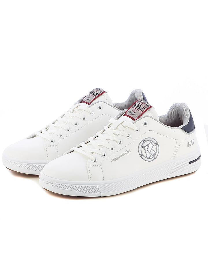 Sneakers stringate uomo RIFLE RFM424H45 bianco | Costa Superstore