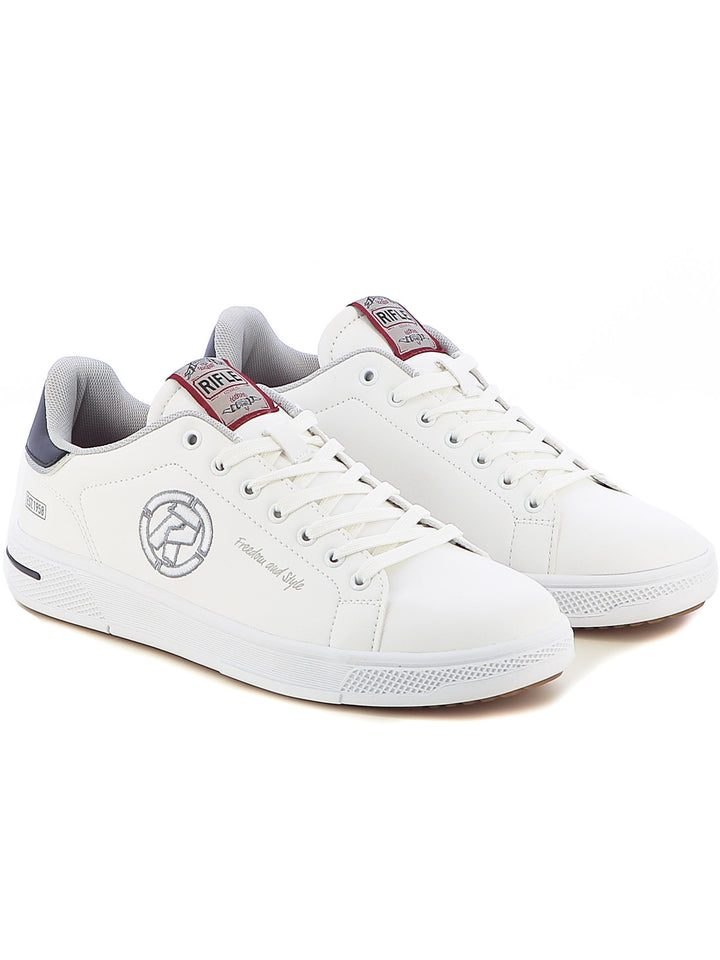 Sneakers stringate uomo RIFLE RFM424H45 bianco | Costa Superstore