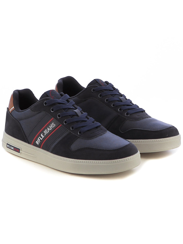 Sneakers stringate uomo RIFLE RFM424H65 blu | Costa Superstore