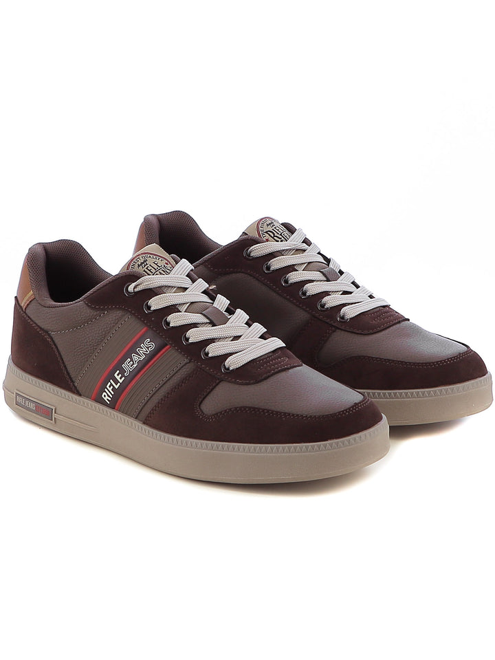 Sneakers stringate uomo RIFLE RFM424H65 marrone | Costa Superstore