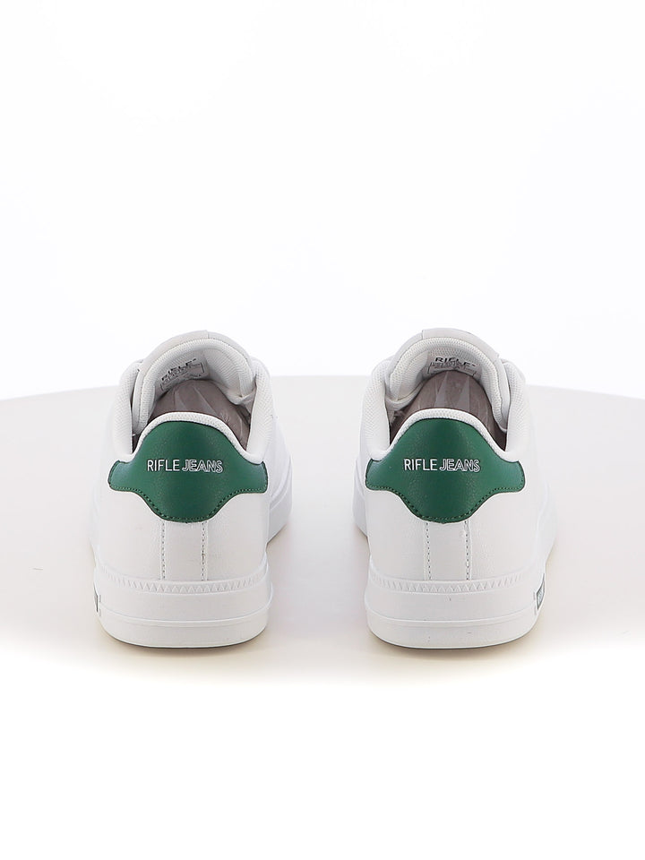 Sneakers stringate uomo RIFLE RFM424H90 bianco verde | Costa Superstore